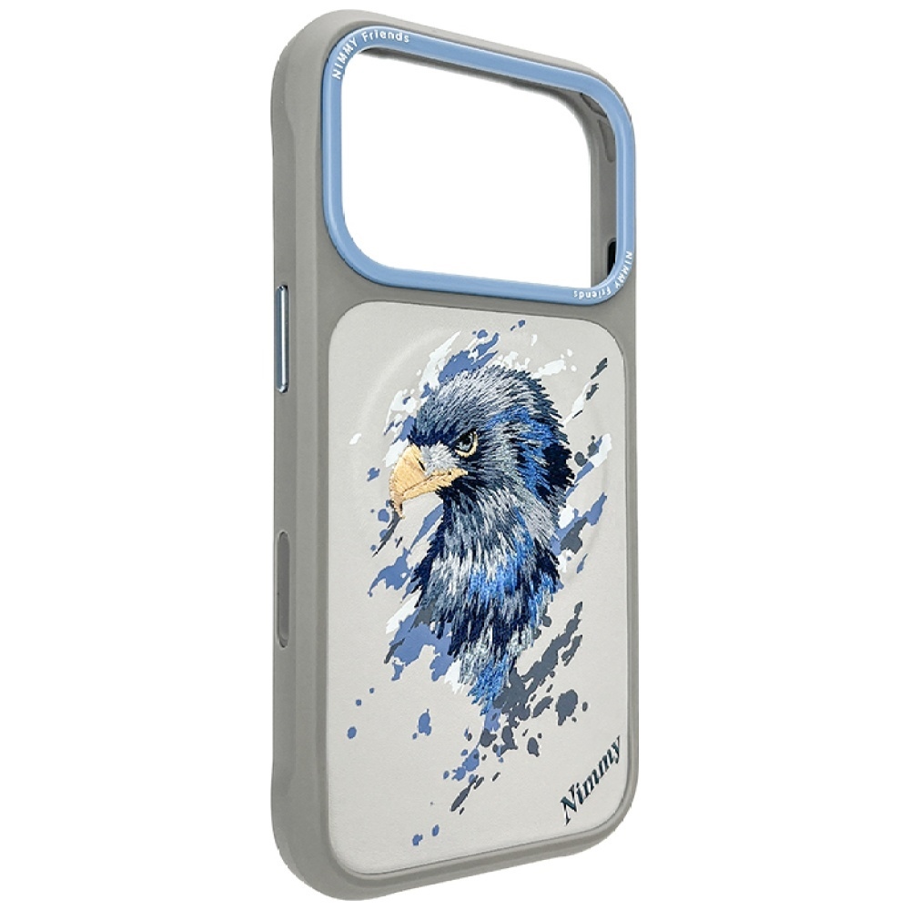 Nimmy Eagle MagSafe dėklas skirtas iPhone 17 Pro Max - pilka