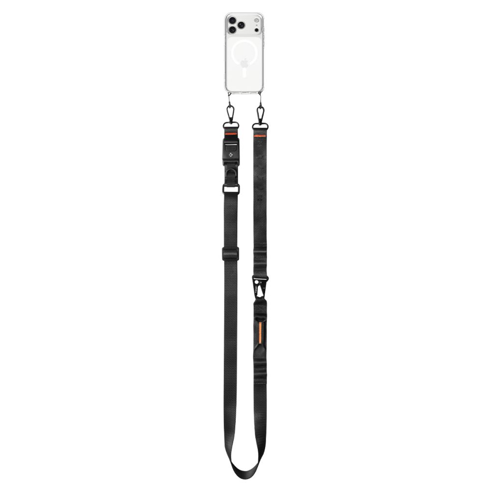 Dirželis Spigen DA30M Universal Lanyard, juodas
