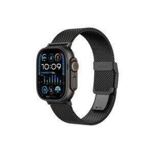 AmazingThing Titan Premium Metal Band Apple Watch 38/40/41/42/44/45/46/49mm - juodas
