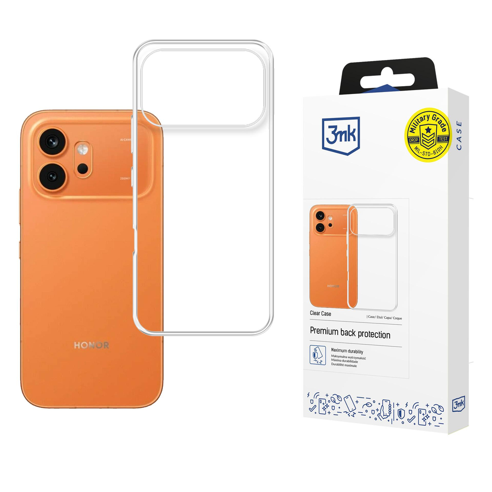 3mk Clear Case skirtas Honor 600 5G - skaidrus