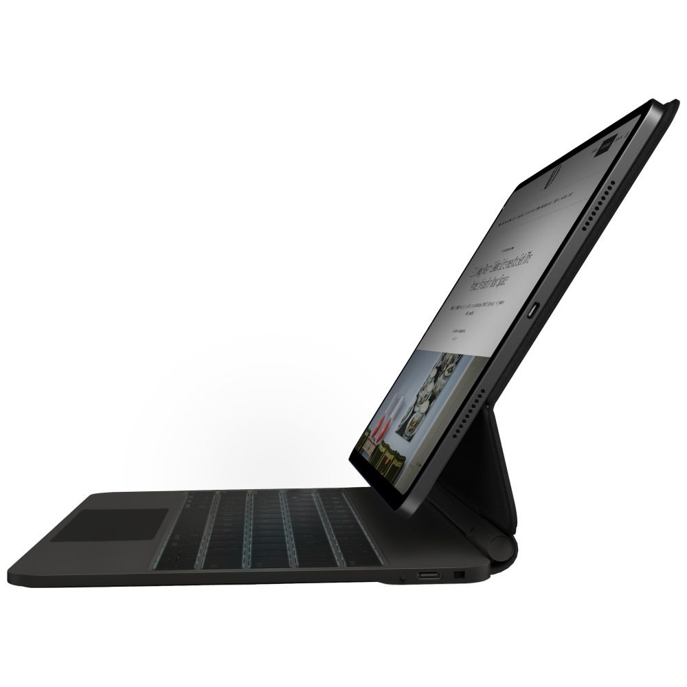 Uniq Venno Pro Magnetic Smart Case su klaviatūra, skirta iPad Air 10.9" (2020/2022) / Pro 11" (2021/2022) / Air 11" (2024/2025/2026) – juoda
