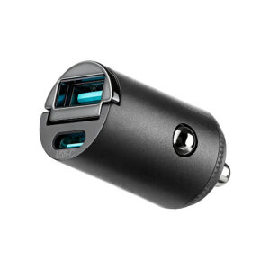 Joyroom JR-CCN18 65 W USB-A USB-C automobilinis įkroviklis - juodas