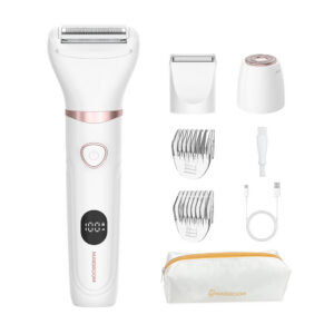 MAXGROOM JK-105 3-in-1 moterų kūno ir veido trimmeris - balta
