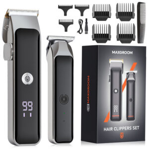MAXGROOM ZC-F608 plaukų kirpimas su trimmeriu - juoda
