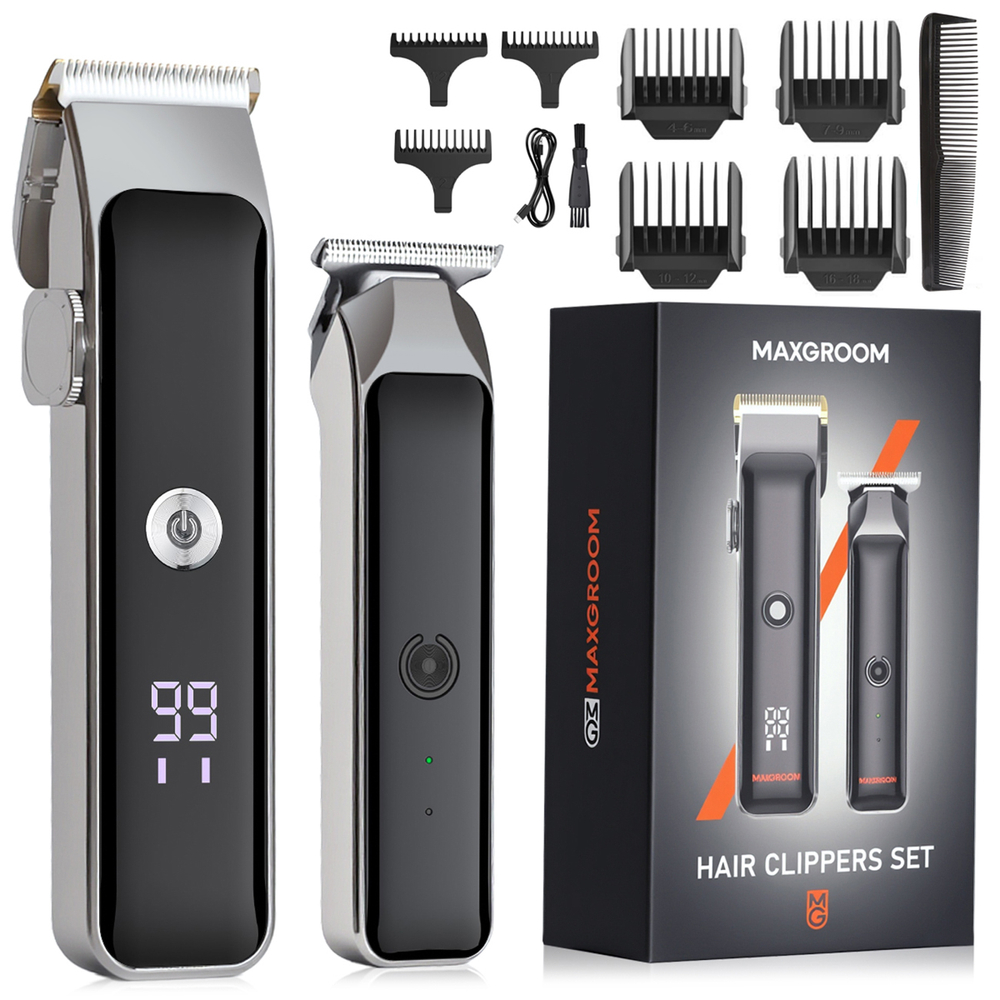 MAXGROOM ZC-F608 plaukų kirpimas su trimmeriu - juoda