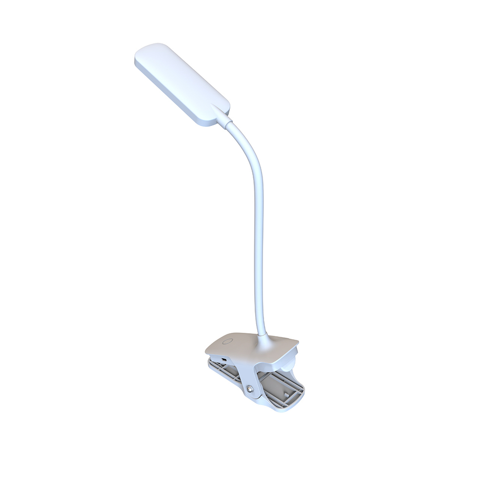 Wozinsky VT-02 Mini LED skaitymo lempa su žiebtuvėliu ir USB-C kabeliu 80 cm - Balta