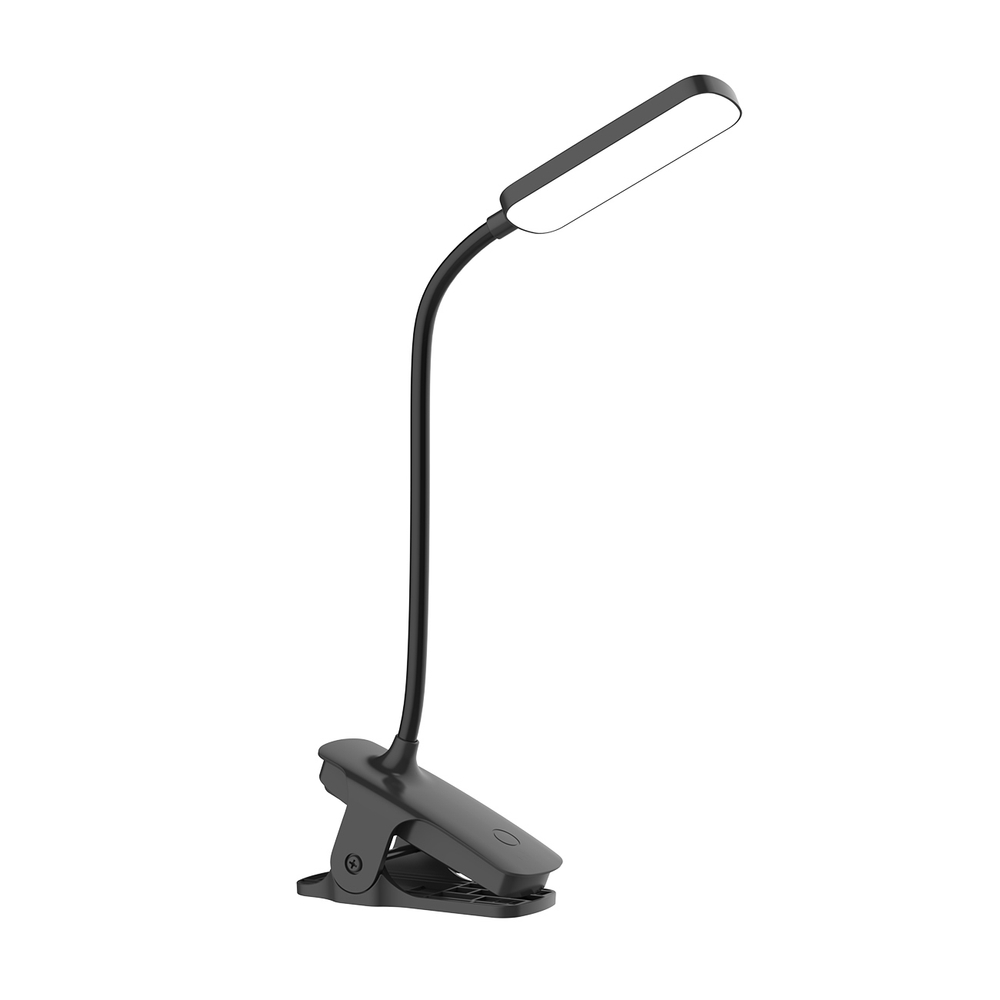 Wozinsky VT-01 Mini LED skaitymo lempa su žiebtuvėliu ir USB-C kabeliu 80 cm - Juoda