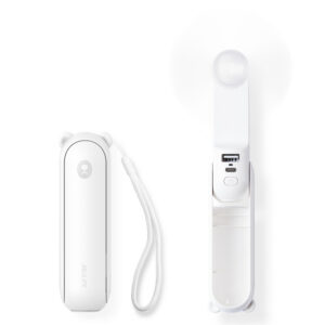 Jisulife Handheld Fan Life8 Nešiojamas USB ventiliatorius - balta