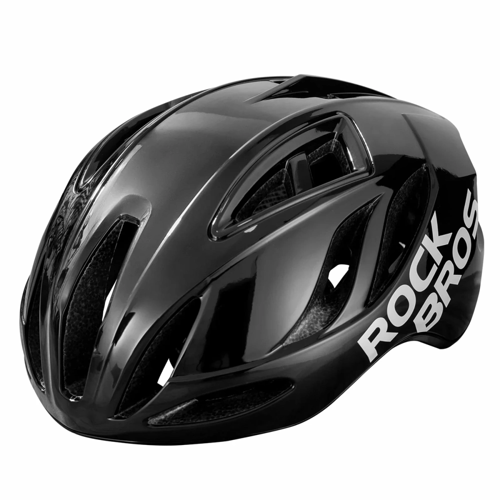 Rockbros TS-42 lengvas dviračio šalmas 58-62 cm - juodas