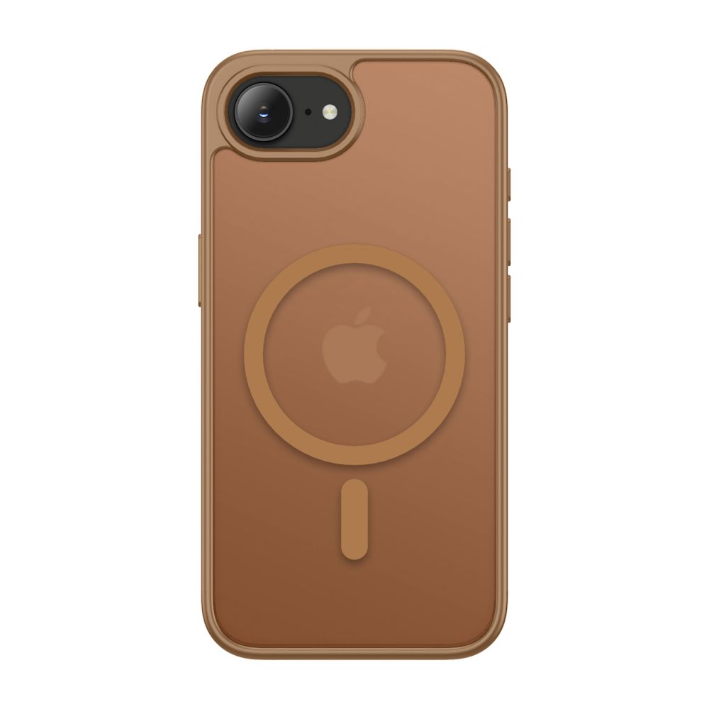 Dėklas Tech-Protect BasicMag MagSafe iPhone 16e / 17e, matinis rudas