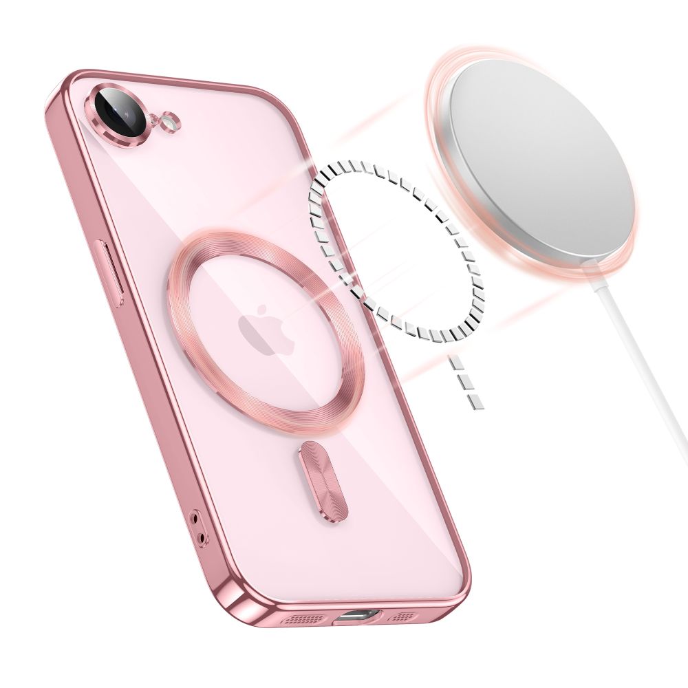 Dėklas Tech-Protect MagFlex Apple iPhone 16e / 17e, rausvo aukso