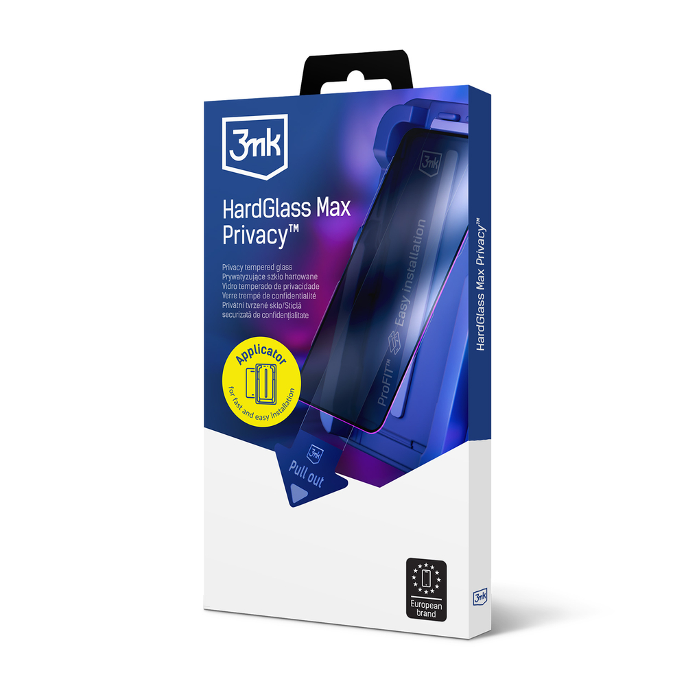 9H grūdintas stiklas su 3mk HardGlass Max Privacy filtru, skirtas Samsung Galaxy S25 Ultra