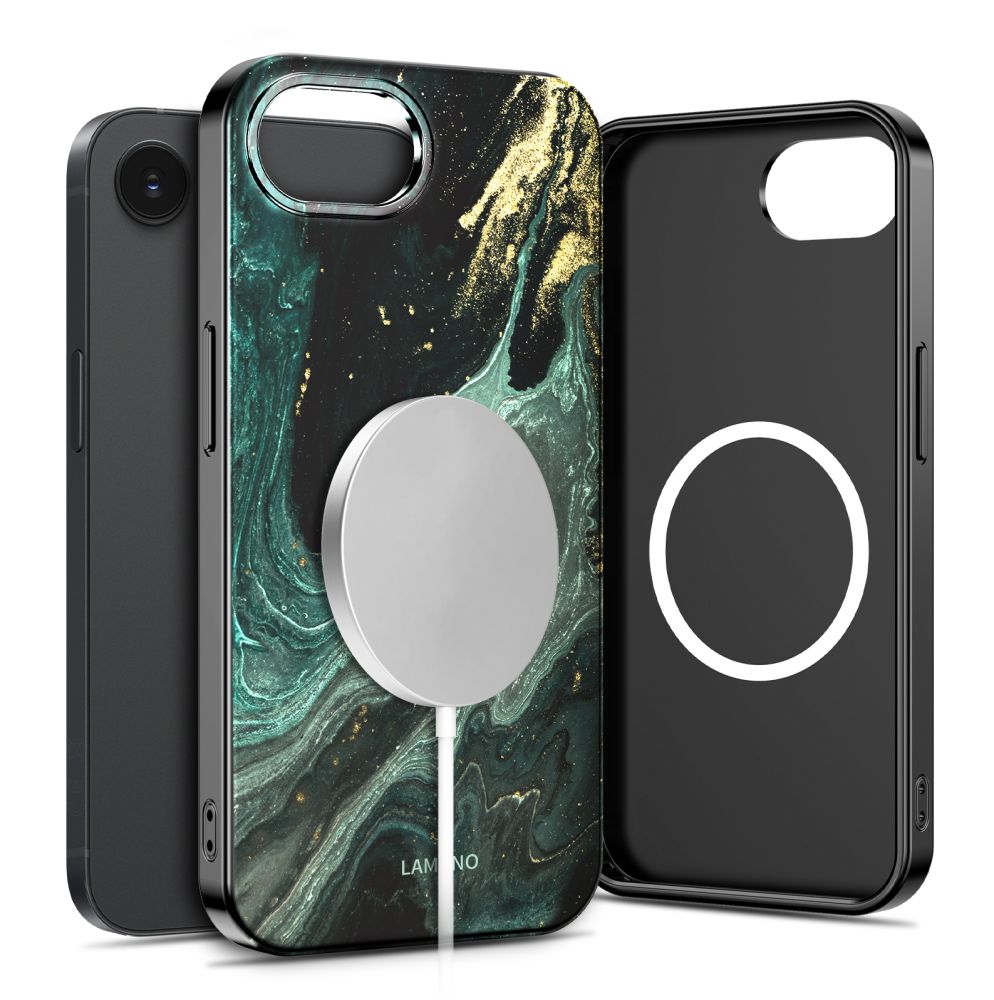 Dėklas Tech-Protect Lamano MagSafe iPhone 16E / 17E, Verde Aura