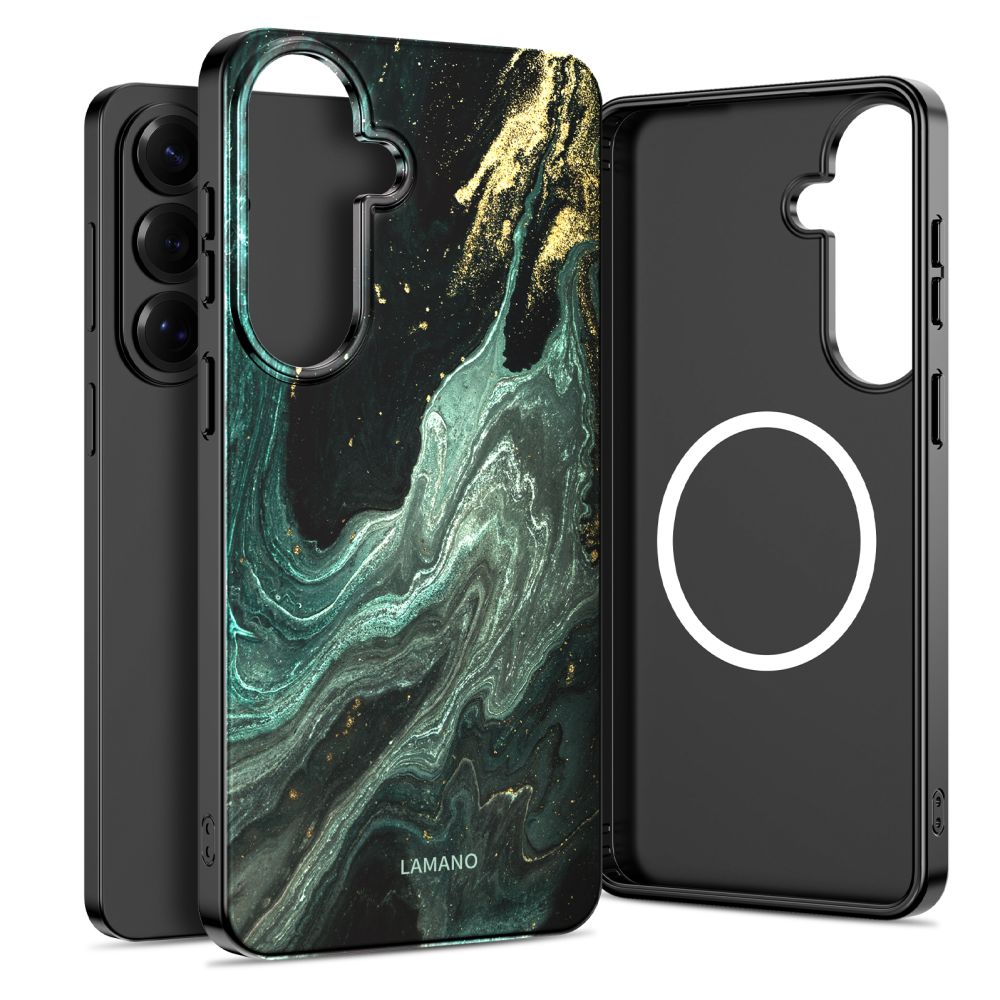 Dėklas Tech-Protect Lamano MagSafe Samsung Galaxy A57 5G, Verde Aura