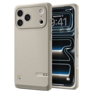 Dėklas Spigen Classic LS MagSafe iPhone 17 Pro, bėžinis