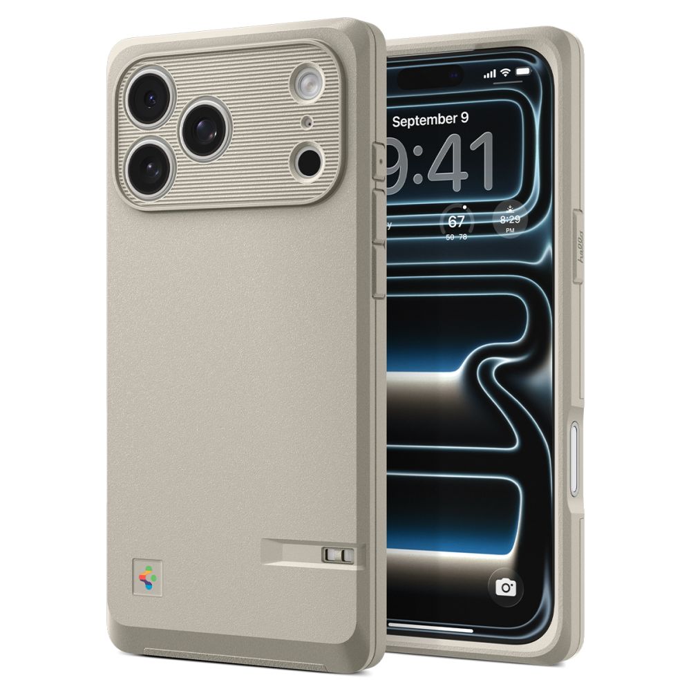 Dėklas Spigen Classic LS MagSafe iPhone 17 Pro, bėžinis