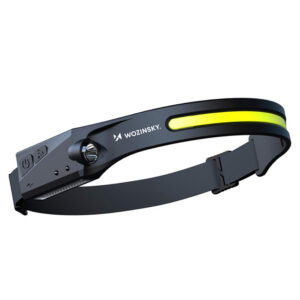 Wozinsky WLC-1200 350lm CREE LED žibintuvėlis IPX4 su judesio jutikliu - juoda
