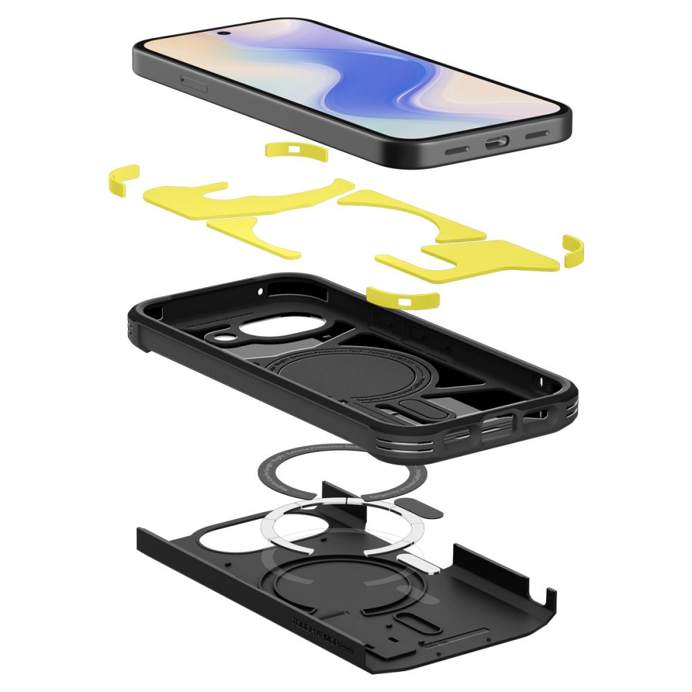 Dėklas Spigen Tough Armor Mag MagSafe Google Pixel 10a, juodas