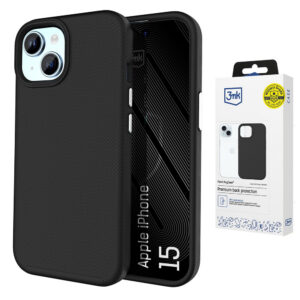 3mk Fortis MagCase skirtas iPhone 15 - juodas