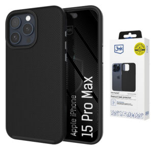 3mk Fortis MagCase skirtas iPhone 15 Pro Max - juodas