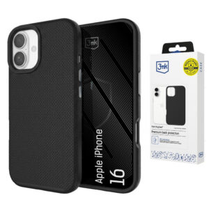 3mk Fortis MagCase skirtas iPhone 16 - juodas