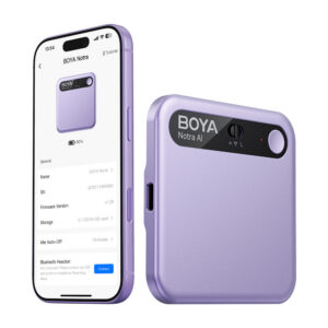BOYA Notra balsų įrašytuvas su dirbtinio intelekto transkripcija – Violetinė