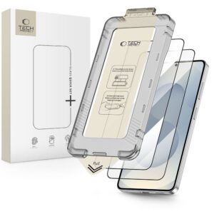 Apsauginis stiklas Tech-Protect Quick Set+ Galaxy S26+, 2 vnt., juodas