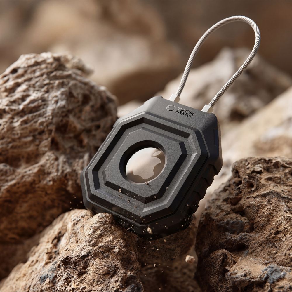Dėklas Tech-Protect Kevlar Seal Apple AirTag 1 / 2, juodas