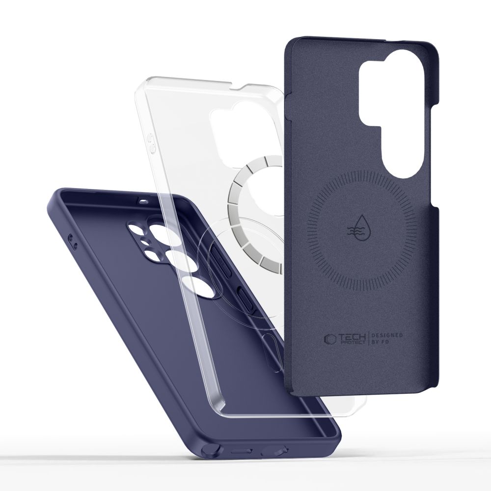 Dėklas Tech-Protect Silicone MagSafe Galaxy S26 Ultra, violetinis