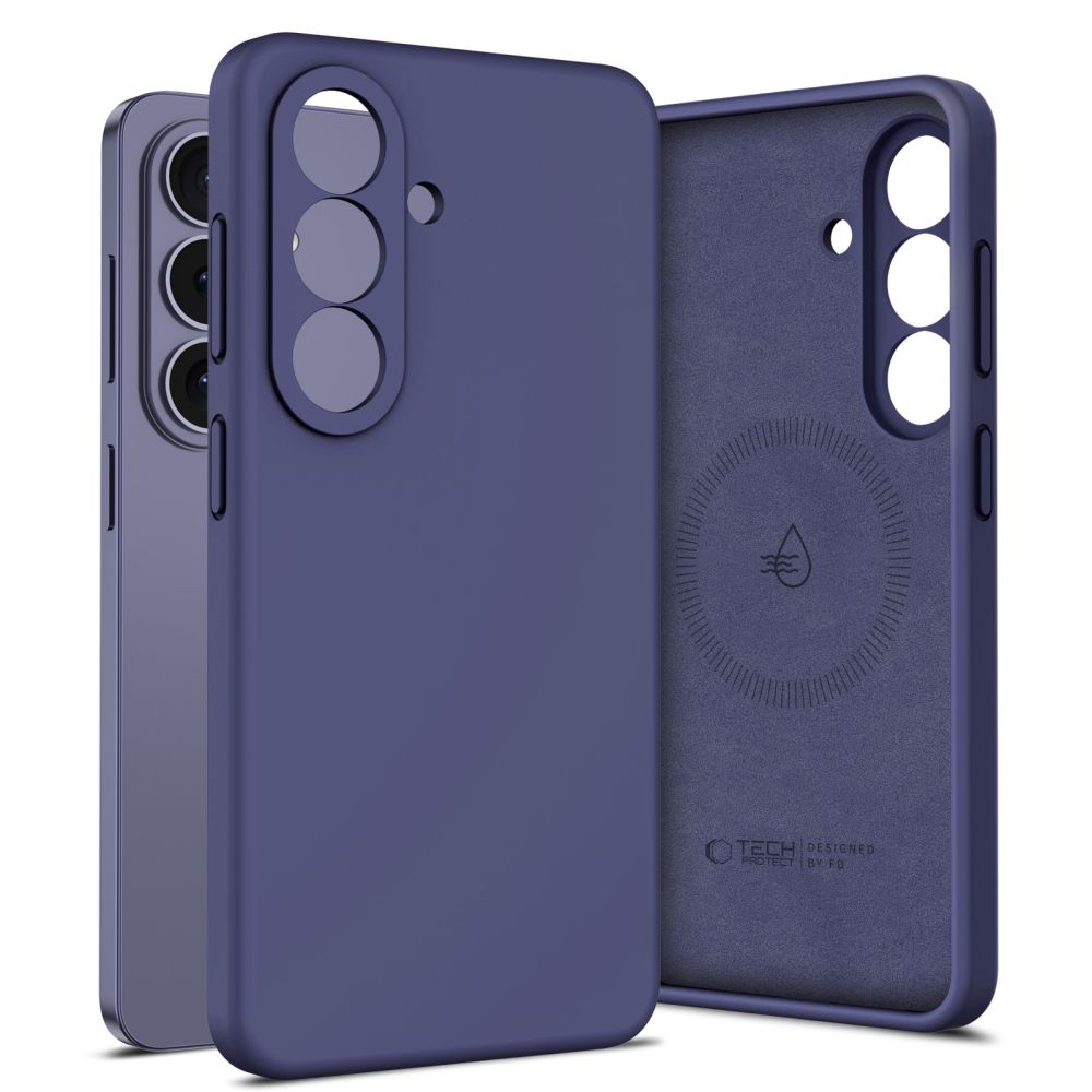 Dėklas Tech-Protect Silicone MagSafe Samsung Galaxy S26, kobaltinis violetinis