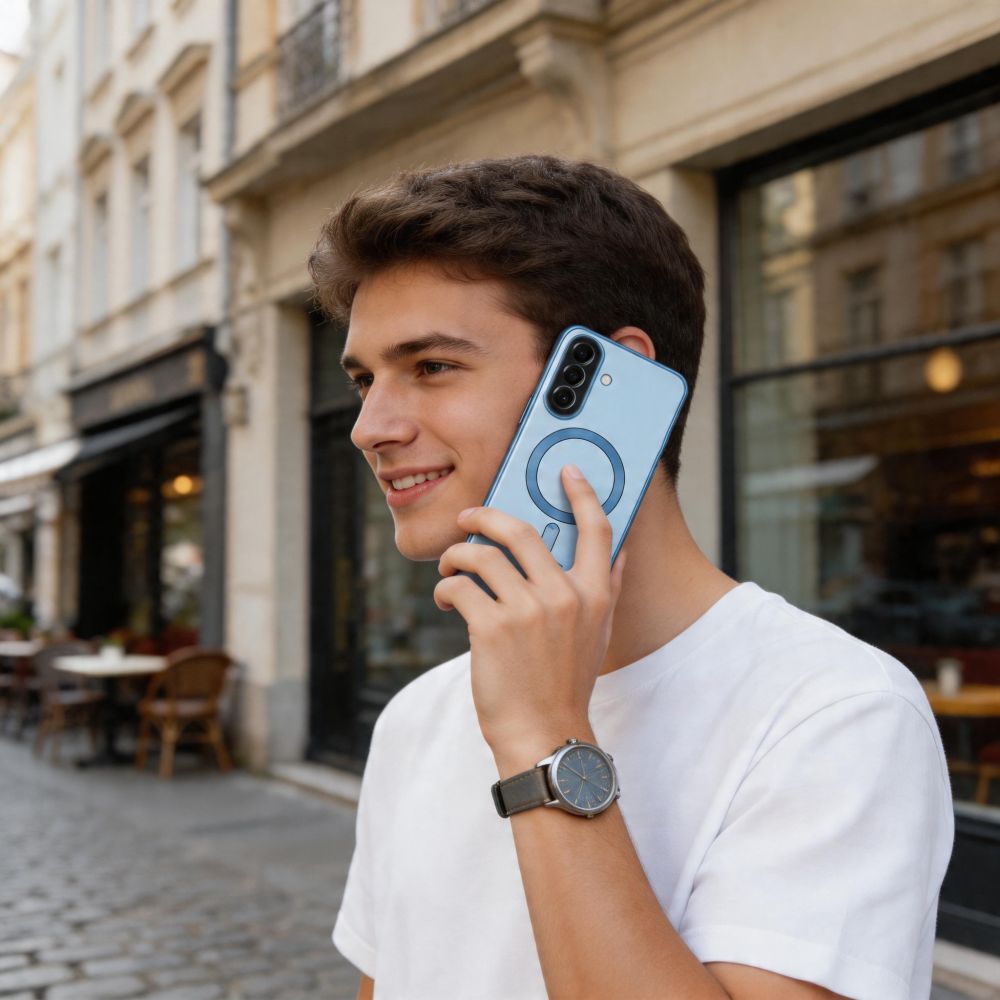 Dėklas Tech-Protect MagFlex MagSafe Samsung Galaxy A57 5G, žydras