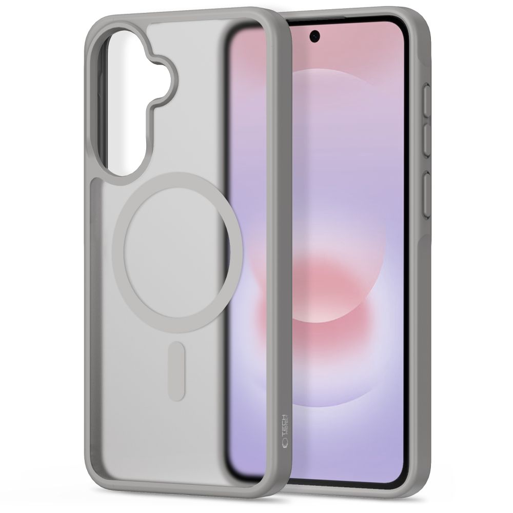Dėklas Tech-Protect Magmat MagSafe Samsung Galaxy A57 5G, matinis pilkas
