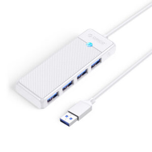 Orico PAPW4A-U3 USB šakotuvė 4-portų 4x USB-A 3.0 1 m - balta
