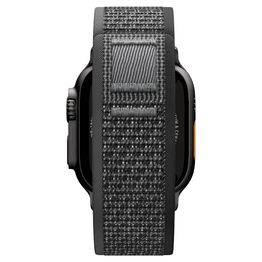 Dirželis Spigen Athlex Air 2 Apple Watch 8 / 9 / 10 / 11 / SE / Ultra (44 / 45 / 46 / 49 mm), juodai pilkas