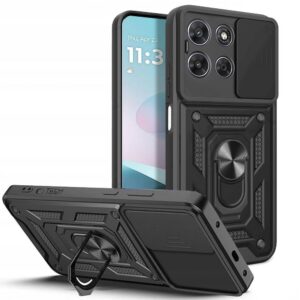 Tech-Protect CamShield Pro dėklas Motorola Moto G67 / G77 - Juodas