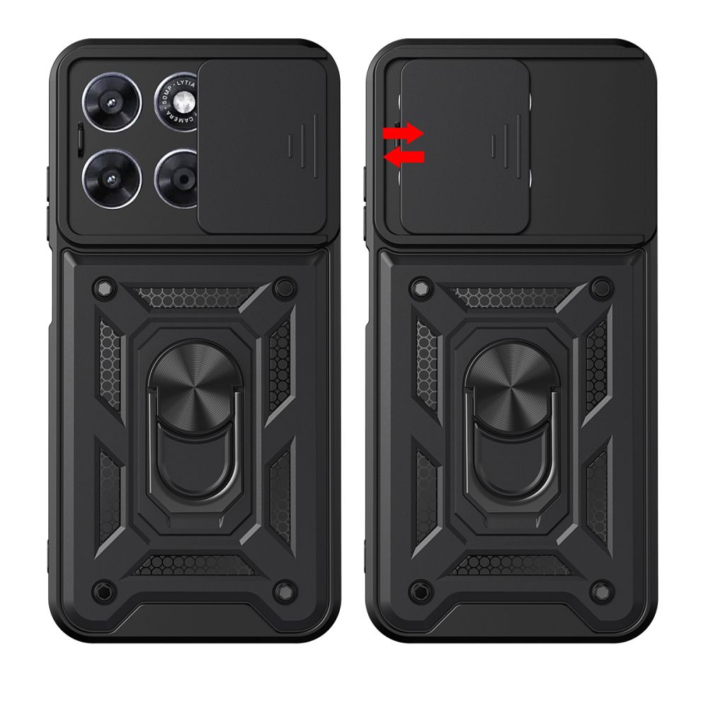 Tech-Protect CamShield Pro dėklas Motorola Moto G67 / G77 - Juodas