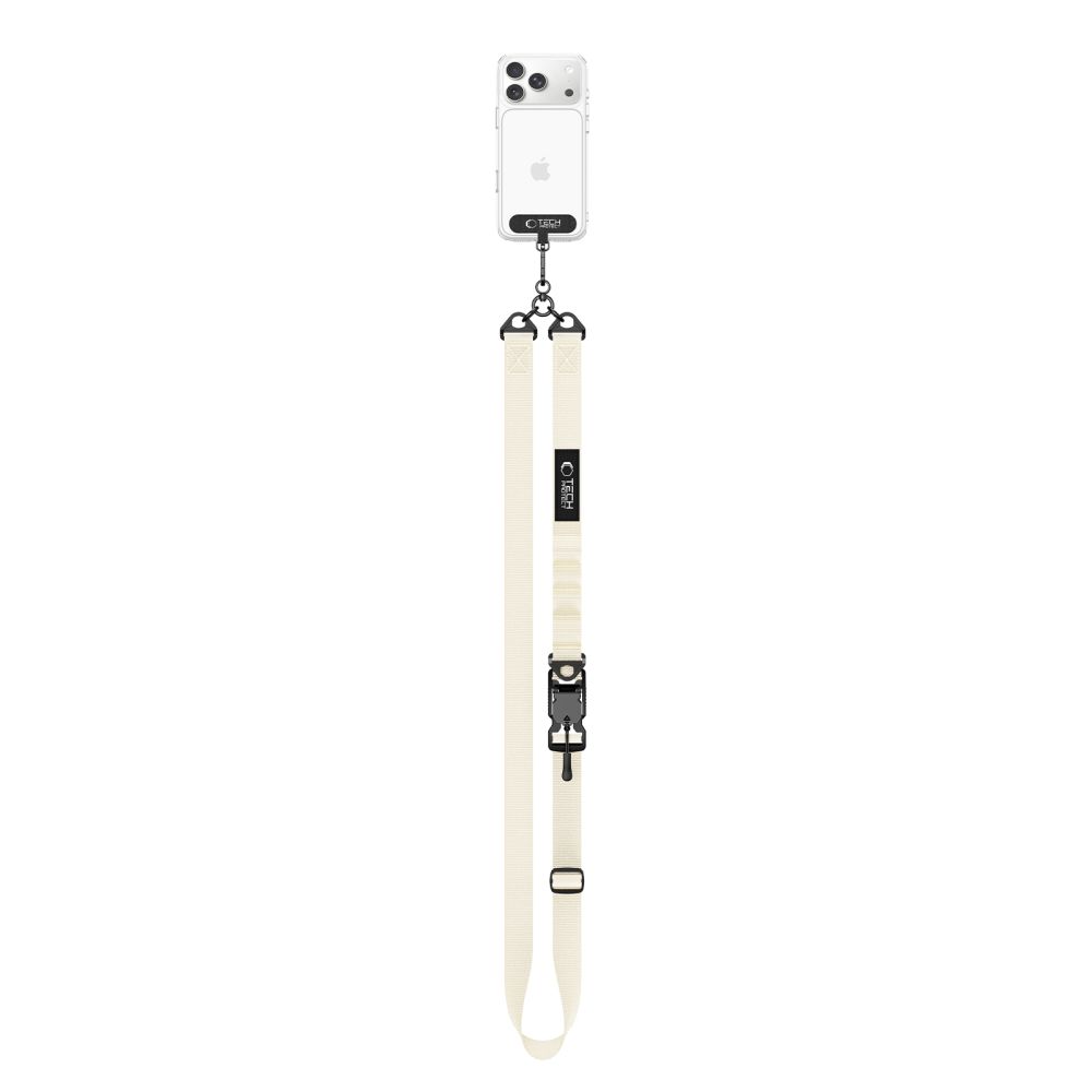 Dirželis Tech-Protect C9S Rope Crossbody, smėlio spalvos