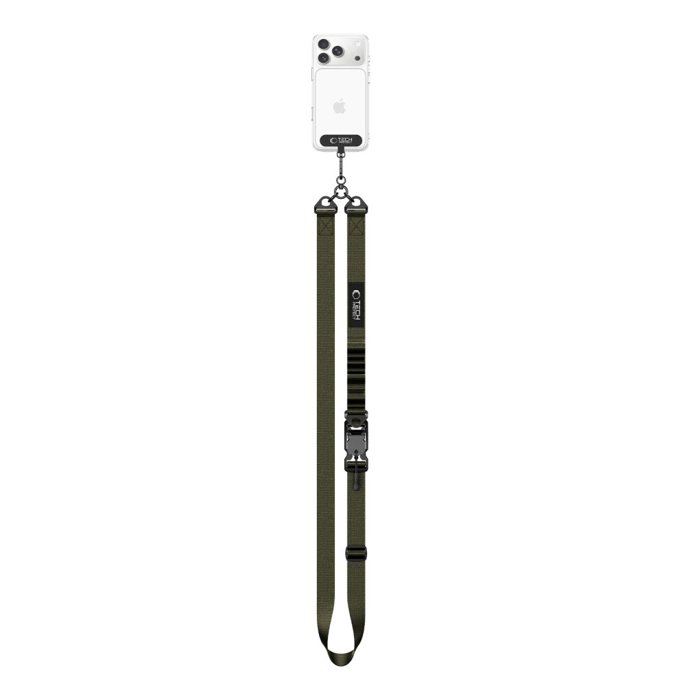 Dirželis Tech-Protect C9S Rope Crossbody, žalias