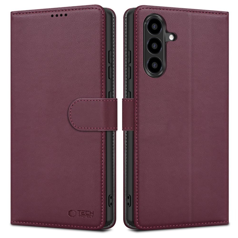 Dėklas Tech-Protect Wallet Galaxy A27 5G, bordo