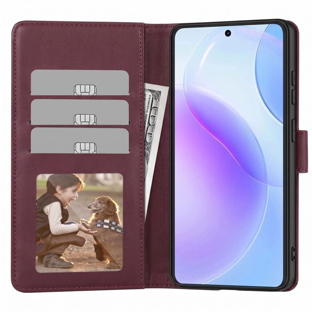 Dėklas Tech-Protect Wallet Galaxy A27 5G, bordo