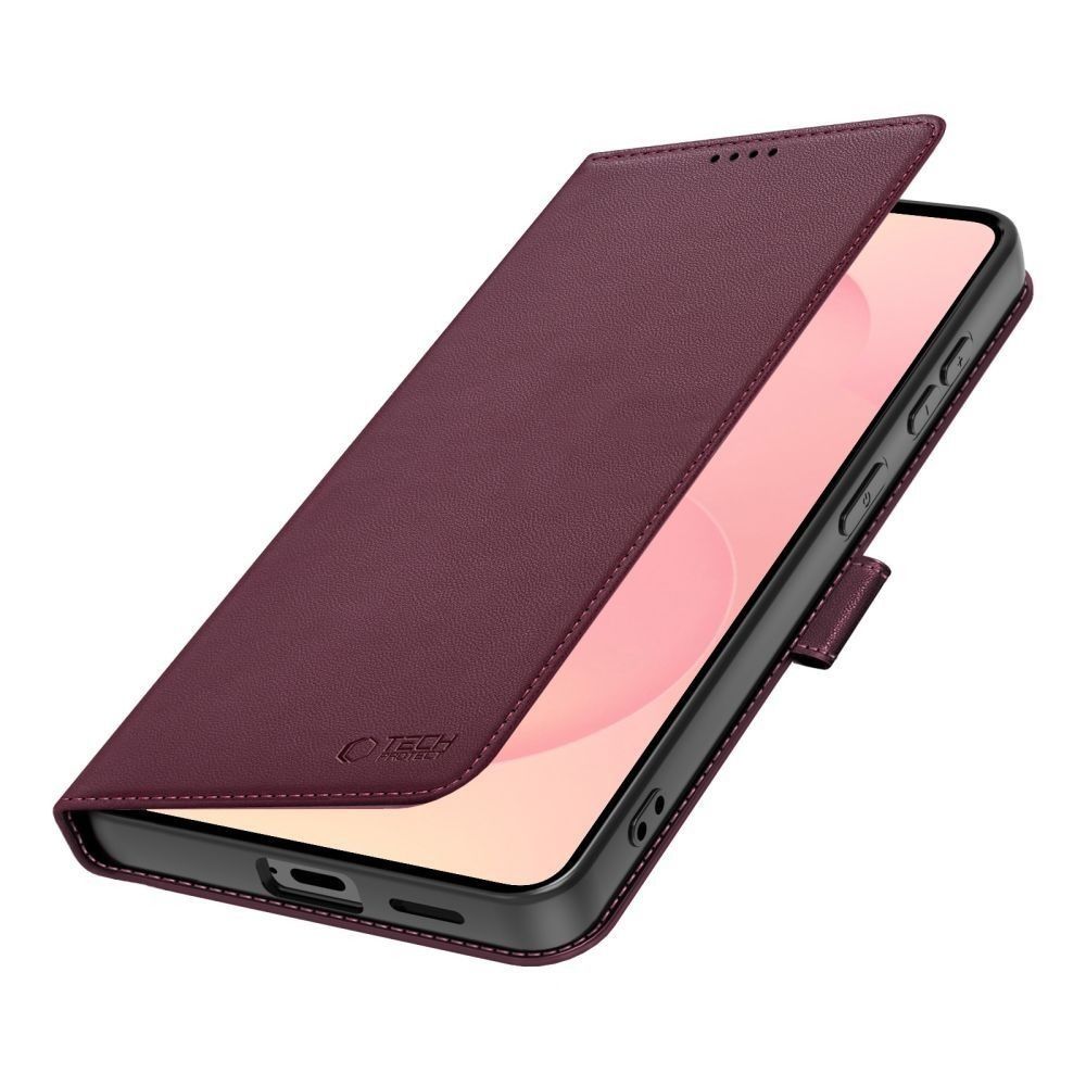 Dėklas Tech-Protect Wallet Galaxy A27 5G, bordo
