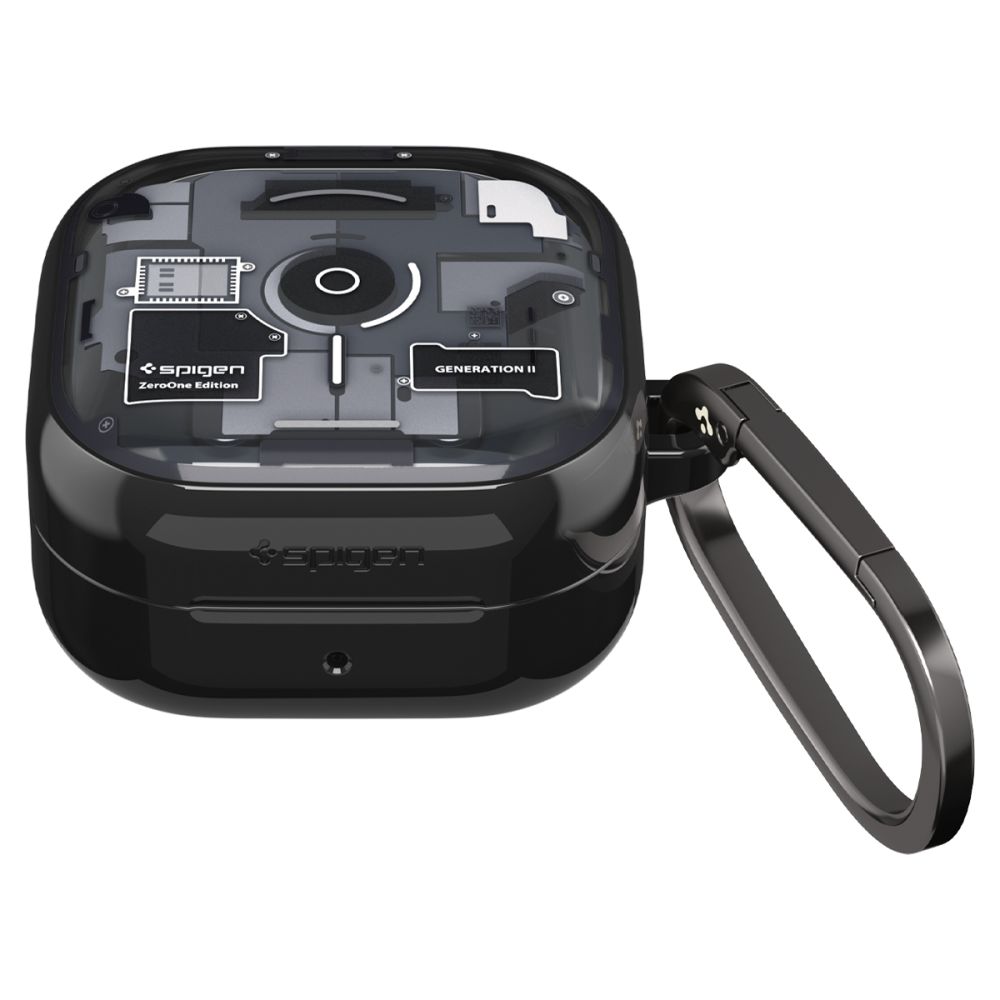 Dėklas Spigen Ultra Hybrid Zero One Samsung Galaxy Buds 4 / 4 Pro, juodas