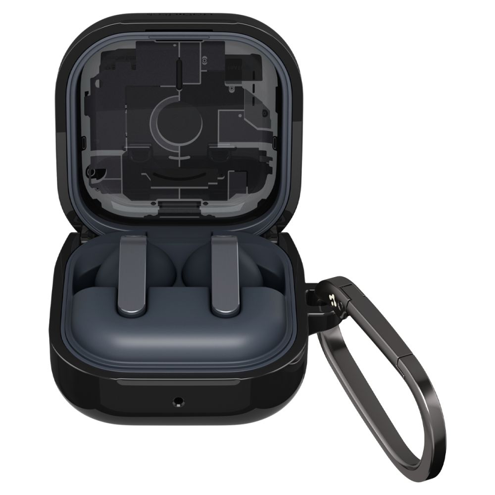 Dėklas Spigen Ultra Hybrid Zero One Samsung Galaxy Buds 4 / 4 Pro, juodas