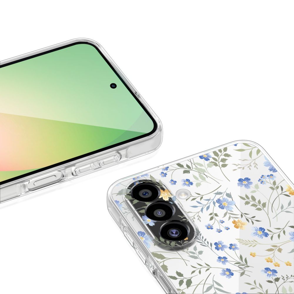 Dėklas Tech-Protect FlexAir Samsung Galaxy A27 5G, gėlių raštas