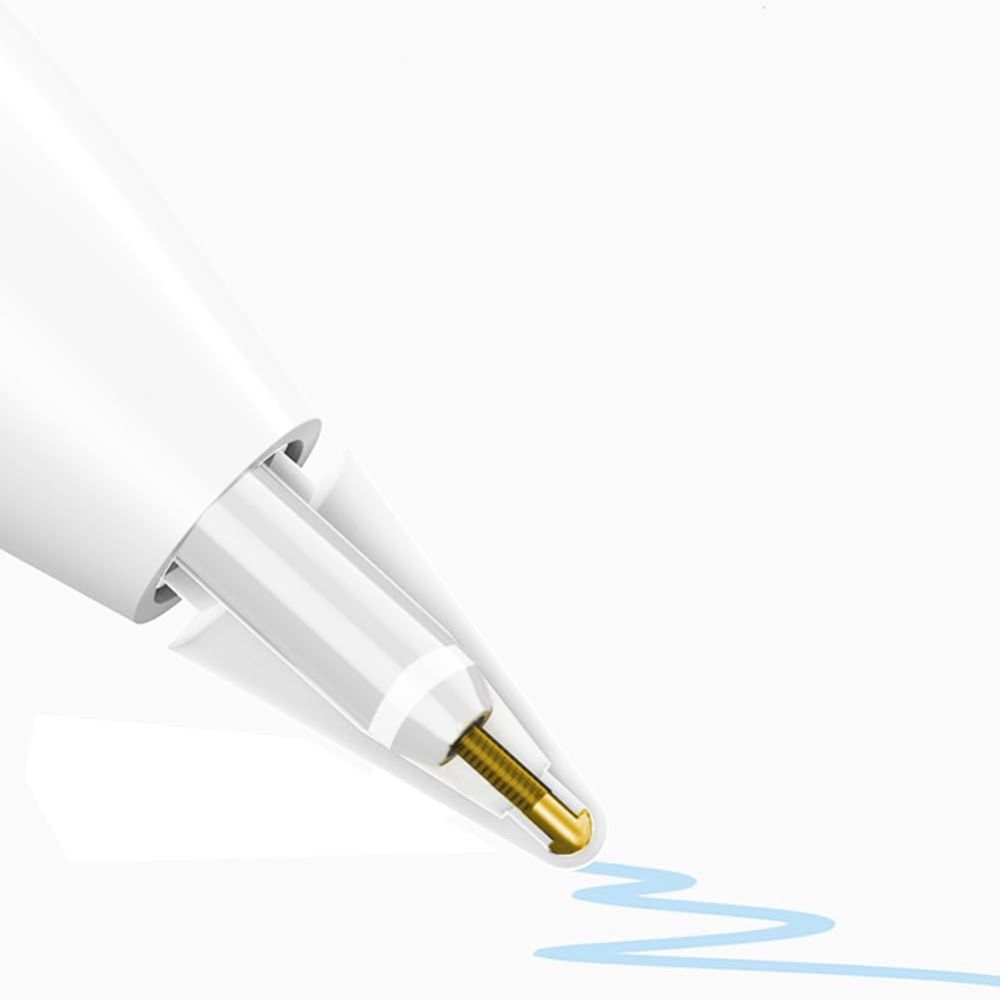 Jutiklinio rašiklio antgaliai Tech-Protect Stylus Tips Apple Pencil, 4 vnt., balti