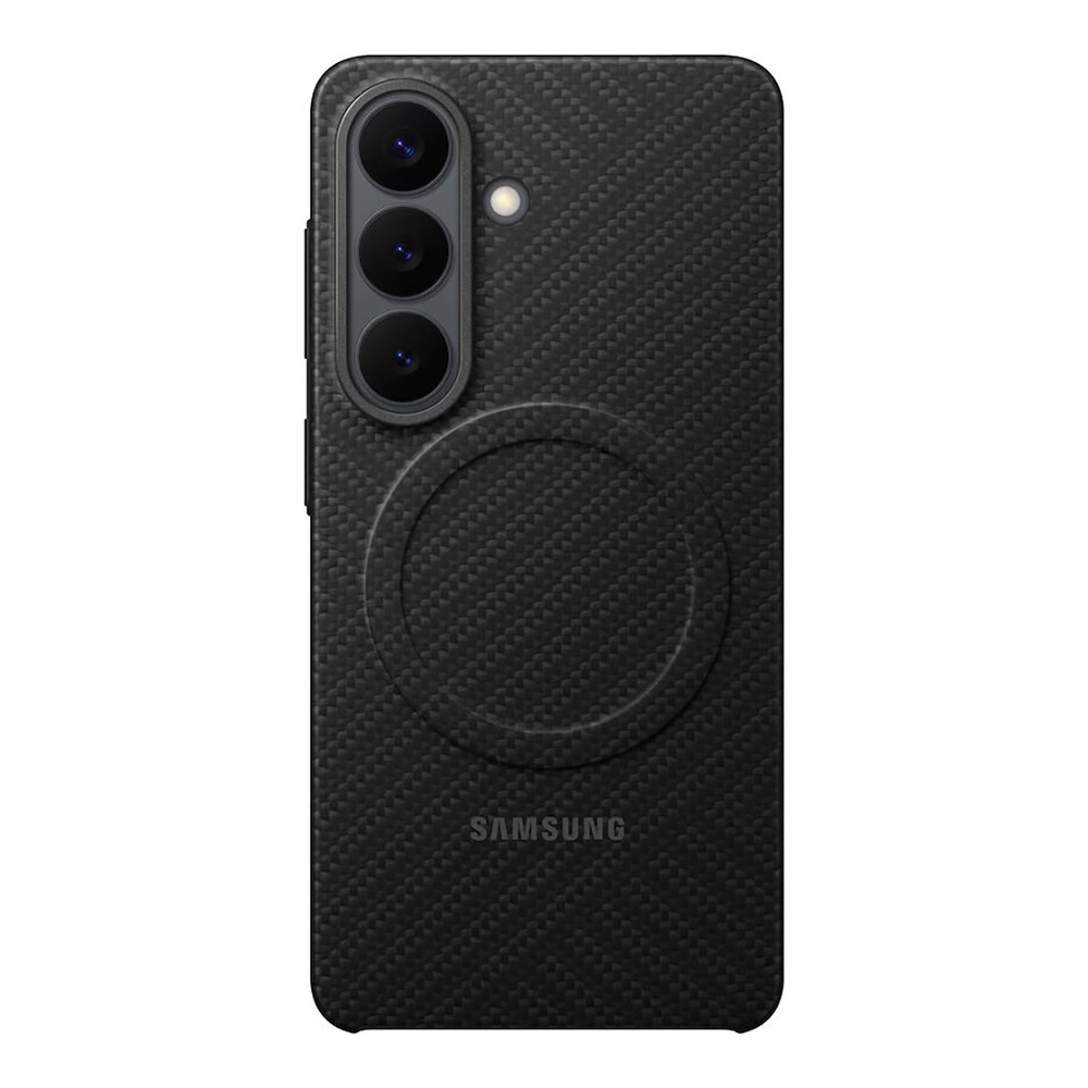 Samsung Carbon Magnet Case dėklas Samsung Galaxy S26, suderinamas su MagSafe - juodas