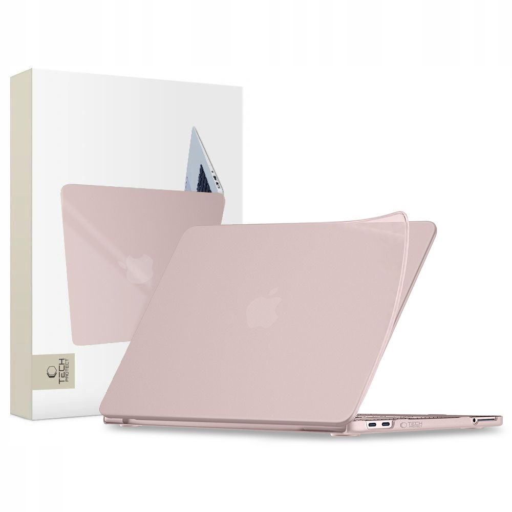 Dėklas Tech-Protect Softshell MacBook Neo 13 2026, matinis rožinis