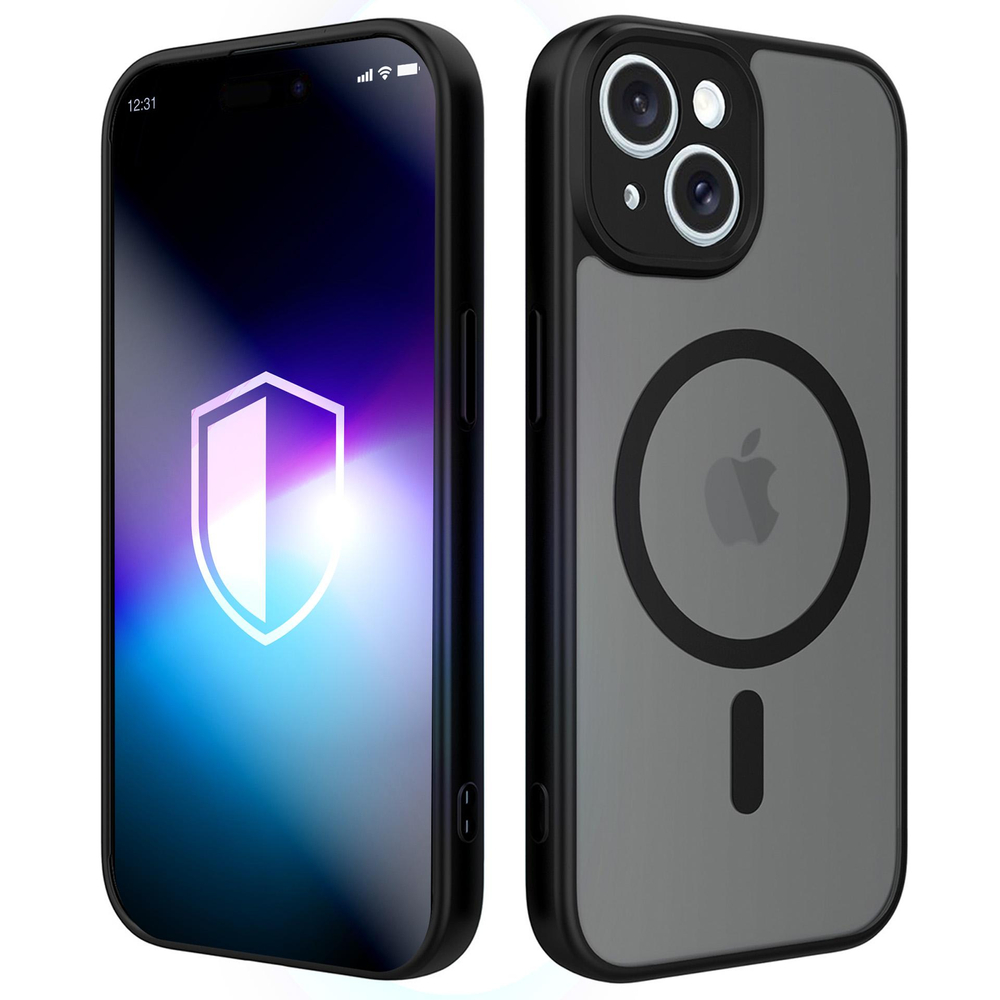 3mk Misty MagCase skirtas iPhone 14 - juodas