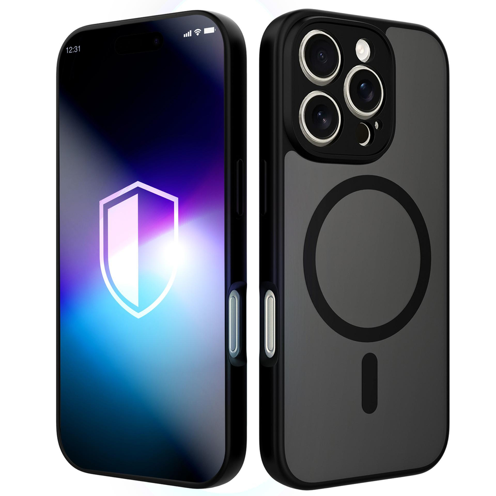 3mk Misty MagCase skirtas iPhone 16 Pro - Juodas
