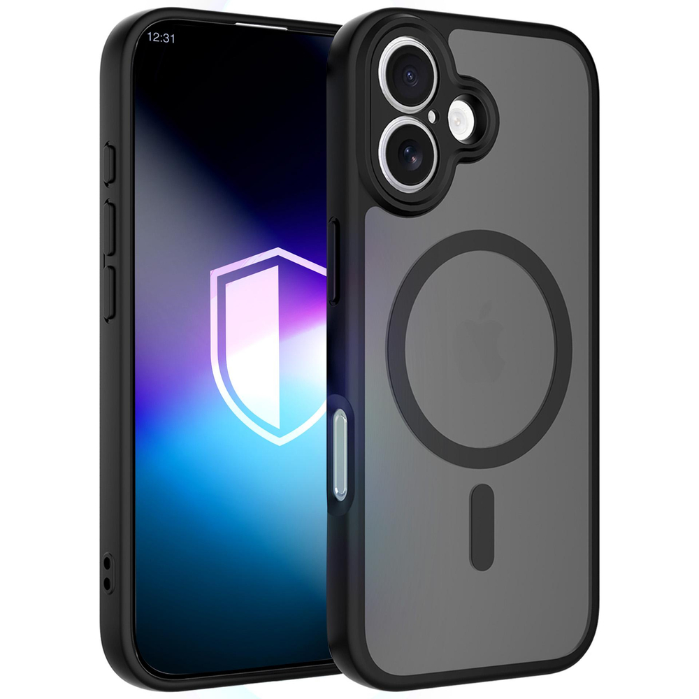 3mk Misty MagCase skirtas iPhone 17 - Juodas